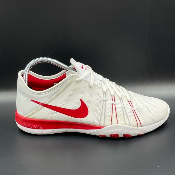 COPY - Nike Free TR 6 White/Gym Red Cross Training Shoes Women’s Sz 9 - Picture 5 of 10